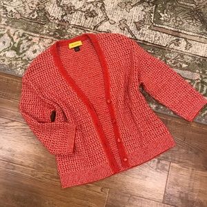 St. John Knitted Wool Cardigan